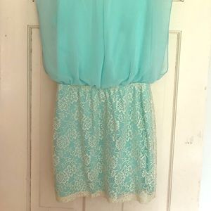 Aqua Spring Dress